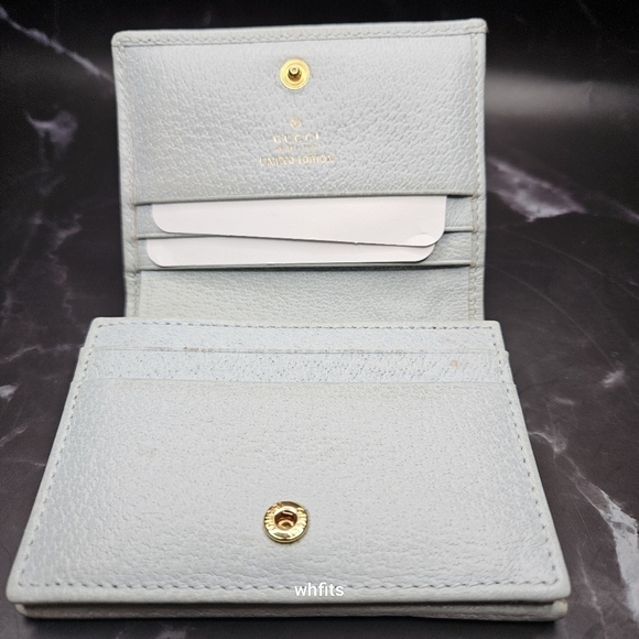 Gucci Flora GG Marmont Leather Wallet - Picture 9 of 10